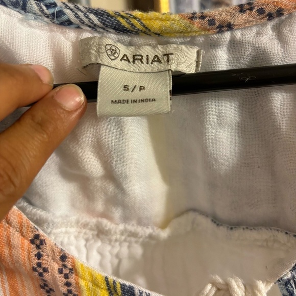 Ariat Cotton Rodeo Country Chick Top S - Picture 3 of 4